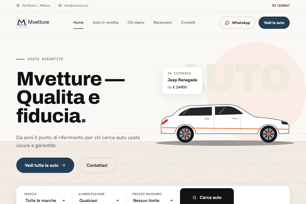Anteprima del tema Showroom
